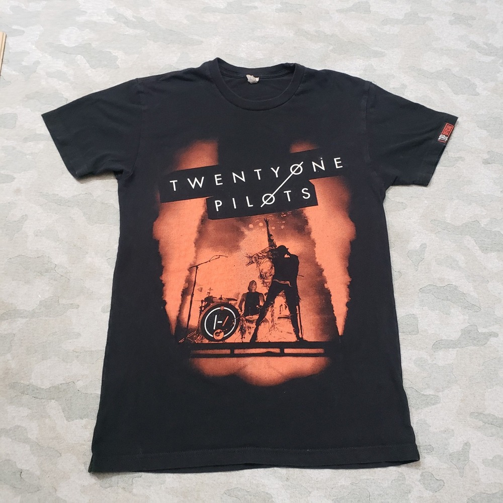 Twenty One Pilots Shirt Mens Small Black Emotional Roadshow Tour Concert